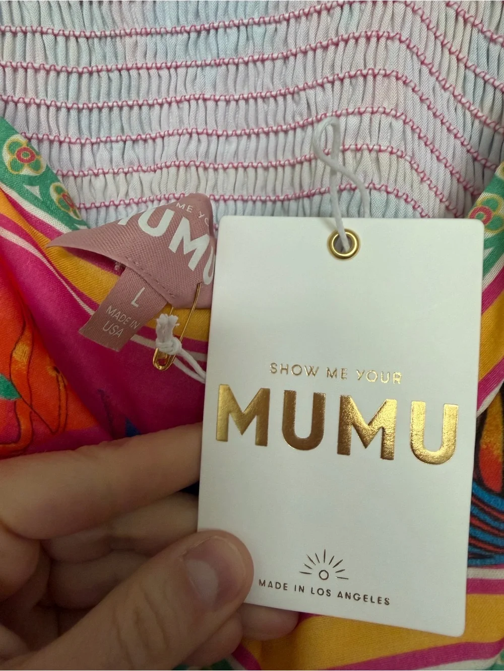NWT Show Me Your Mumu Skylar Maxi Dress, Size Large - Picture 11 of 13